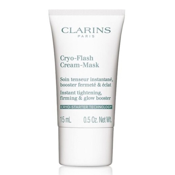 Clarins Other - LAST 1! Clarins Cryo-Flash Instant Lift Effect Glow Boost Face Mask Mini 🥶 NEW